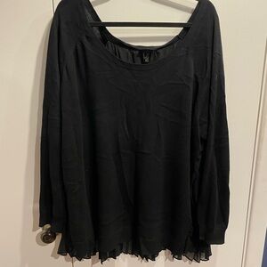 Elegant Black Women's Top